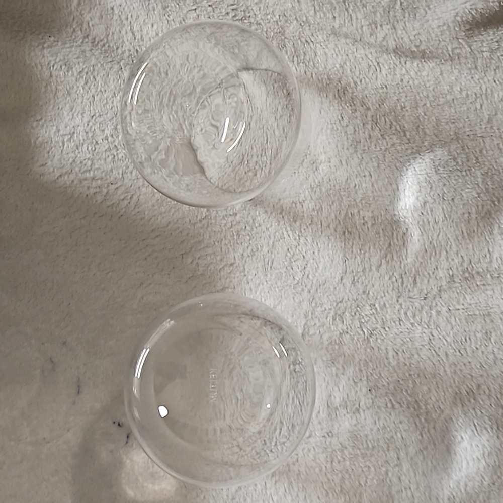 Keltum Table Talks Water Crystalline Glass 2-Piece Set Lead Free Dishwasher Safe - Picture 11 of 15